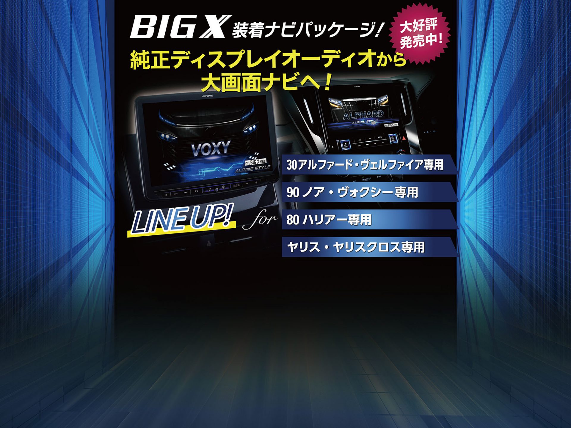 BIG X 装着ナビパッケージ